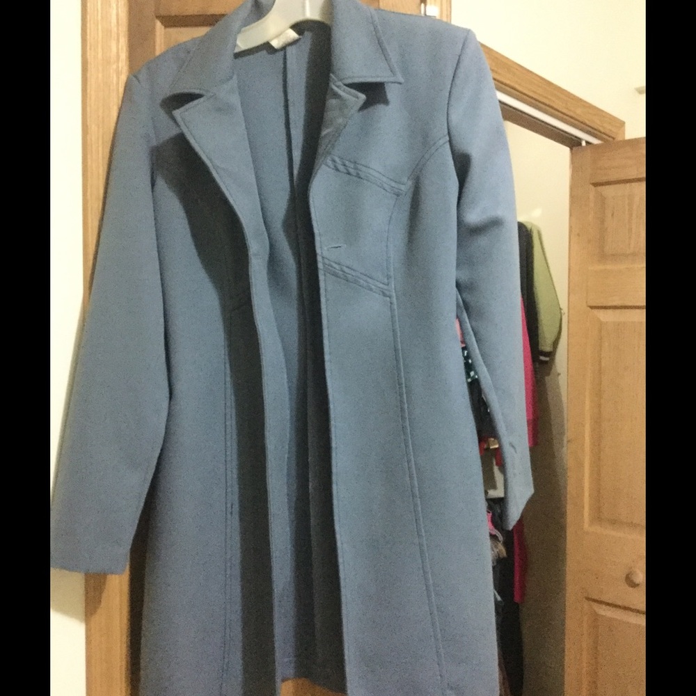 Dress with dress coat