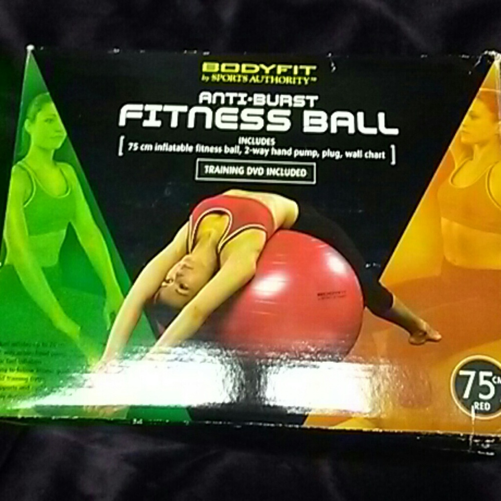 Fitness ball and Yoga mat
