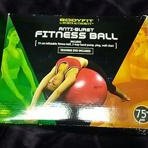 Fitness ball and Yoga mat