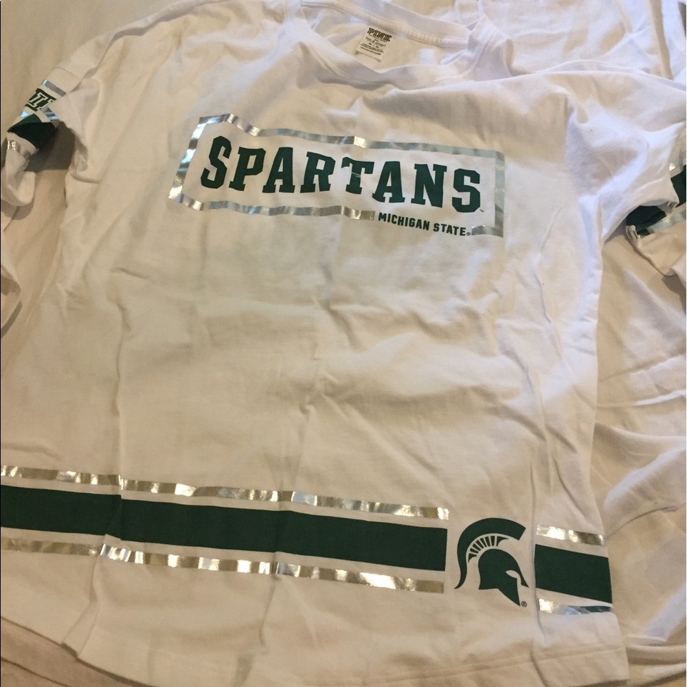 Victoria's Secret PINK MSU T Shirt