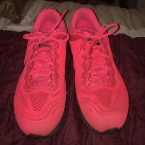Pink Nike sneakers