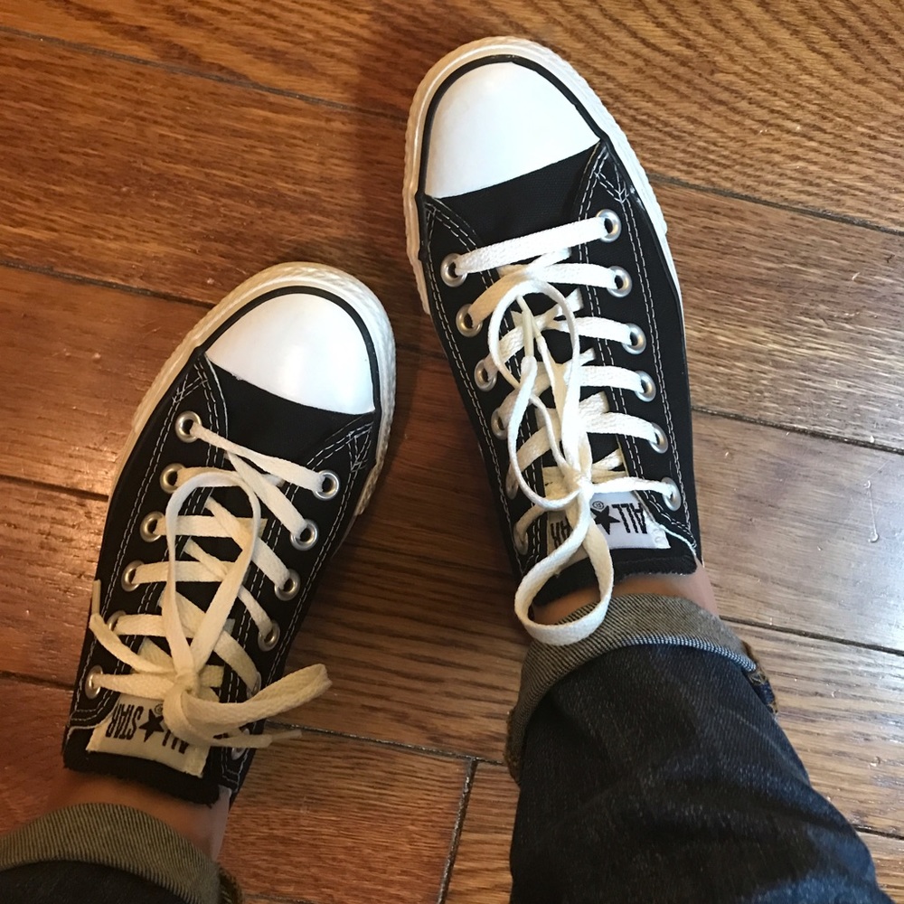 Converse All-Star Black Low Tops