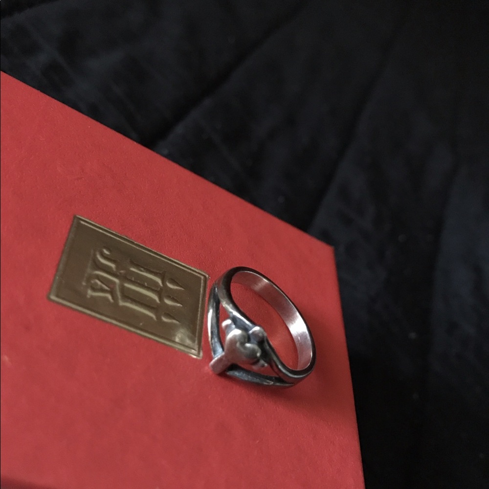 James Avery Cross with Heart Ring