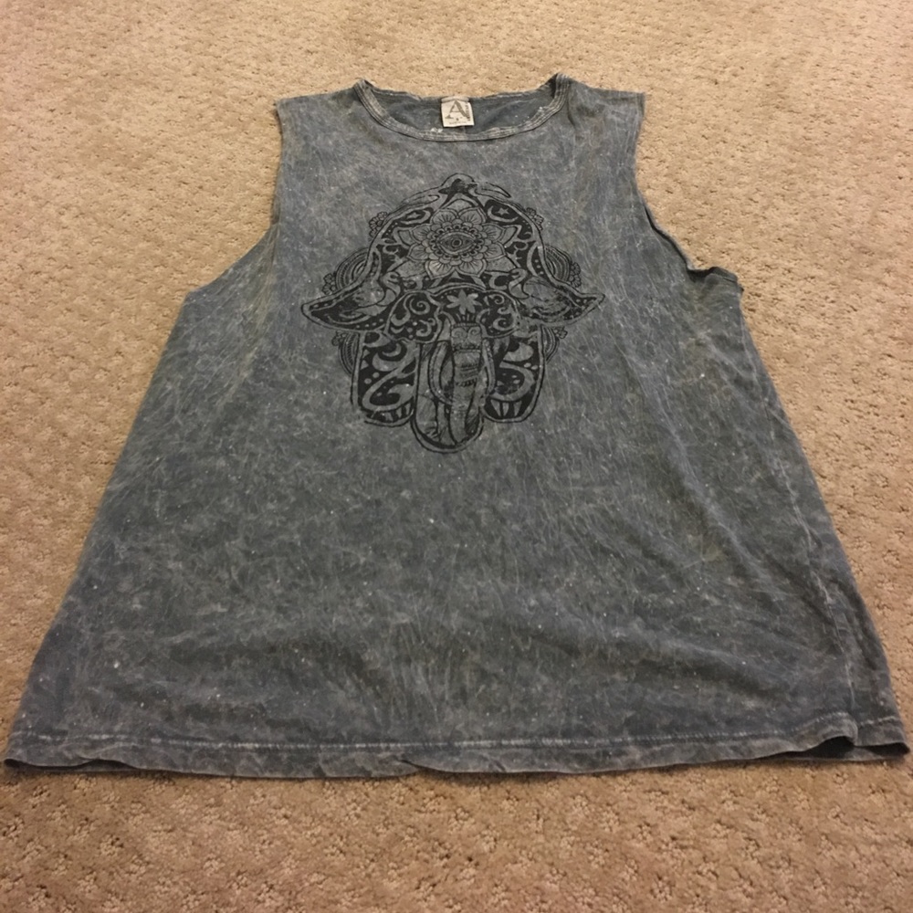 Gray tank top