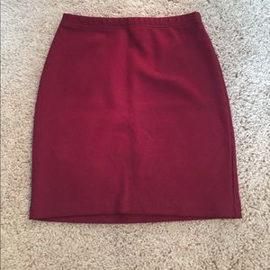Forever21 red pencil skirt size S