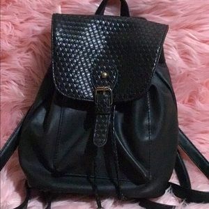 Black Small Backpack