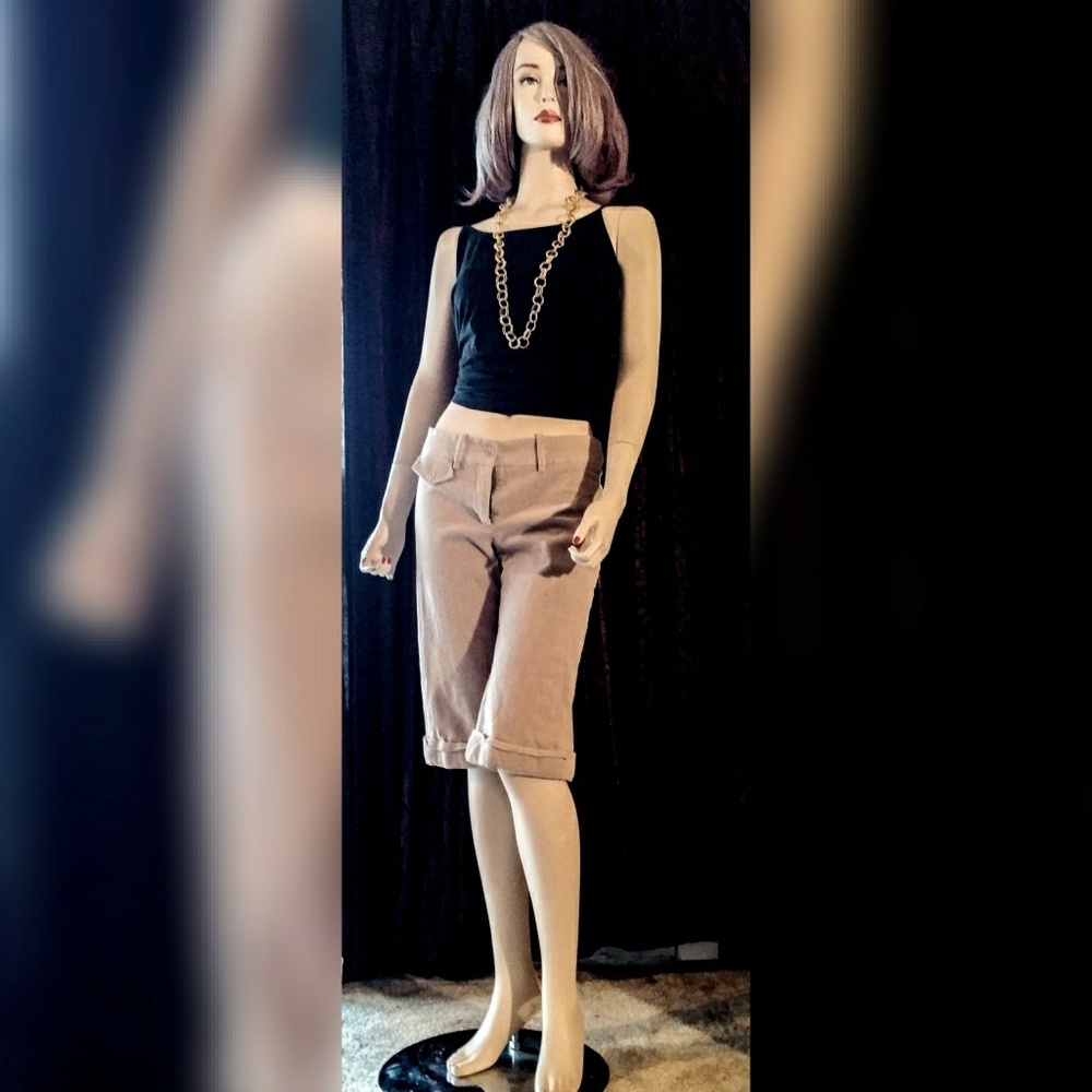 BCBG Corduroy Capri Pants - Picture 1 of 4