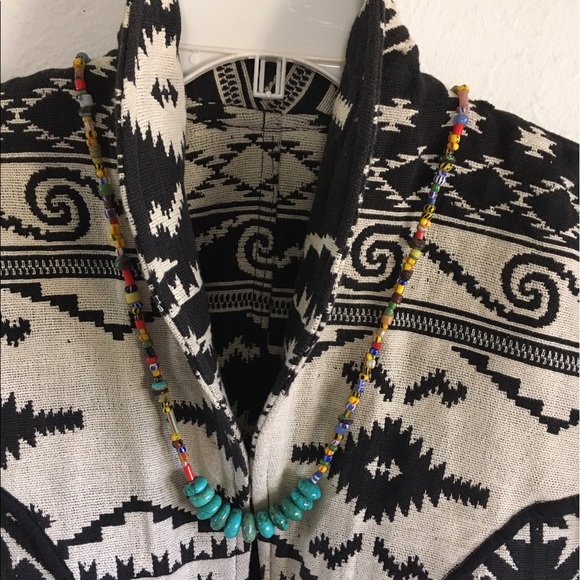 Western crop jacket embroidered black white LS - Picture 3 of 8