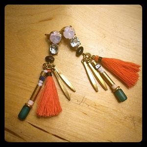 J Crew tassel earrings