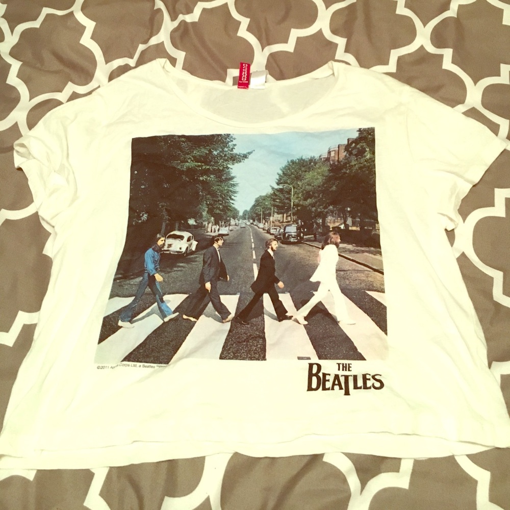 The Beatles crop top