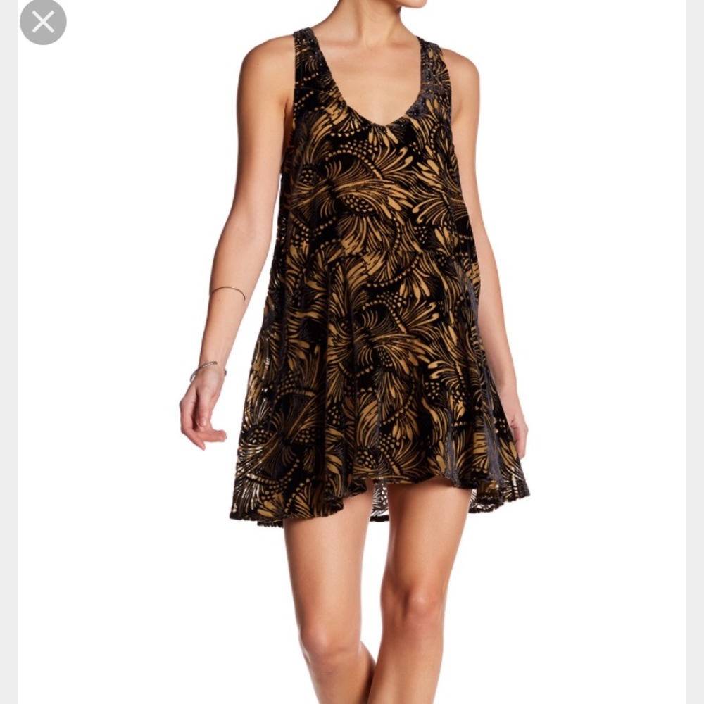 Free people burnout velvet dress