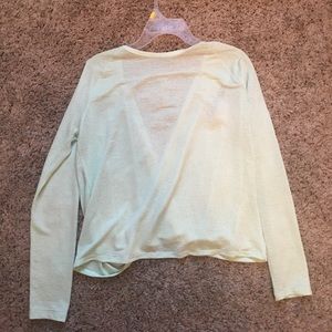 Long sleeve cut out shirt