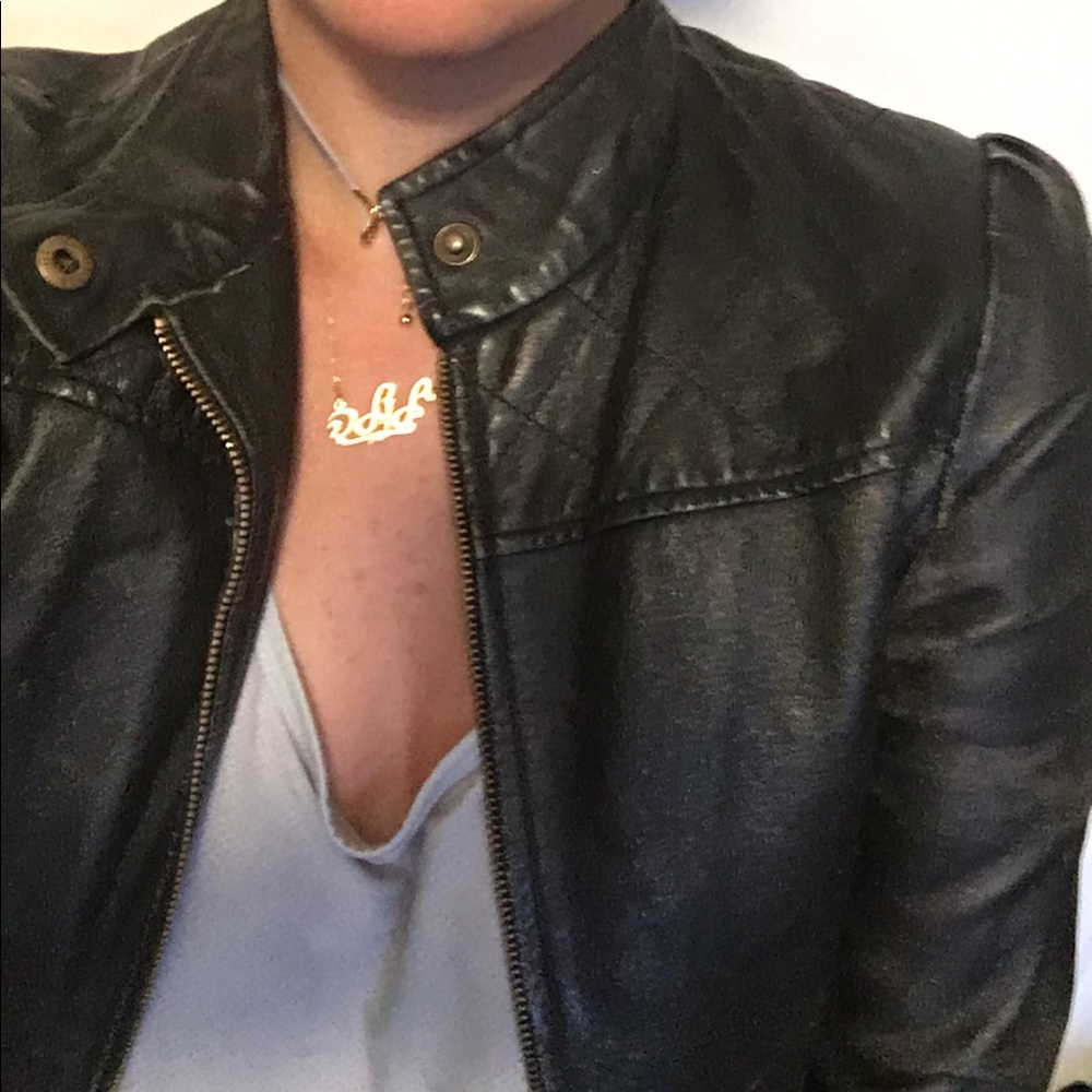 Leather jacket GUESS