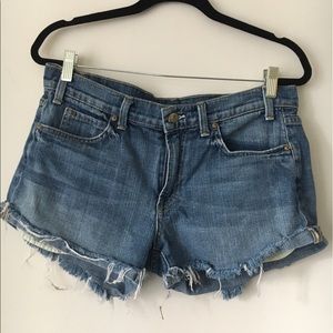 VINCE denim cut off shorts - size 29