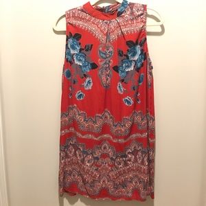 Boutique Peephole Sleeveless Mini Dress