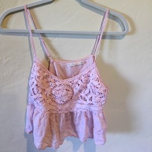 LF Pink Millou Crop Top