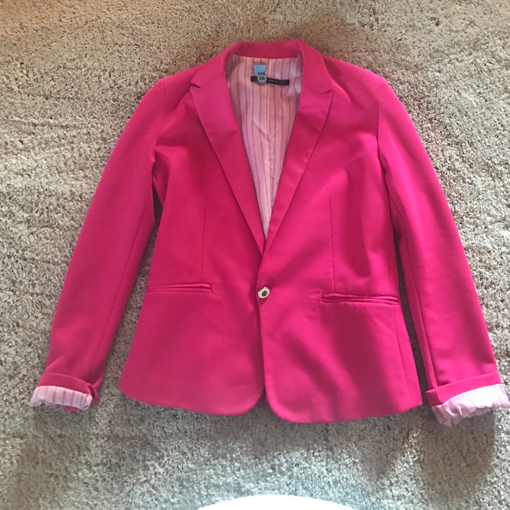 Hot pink blazer