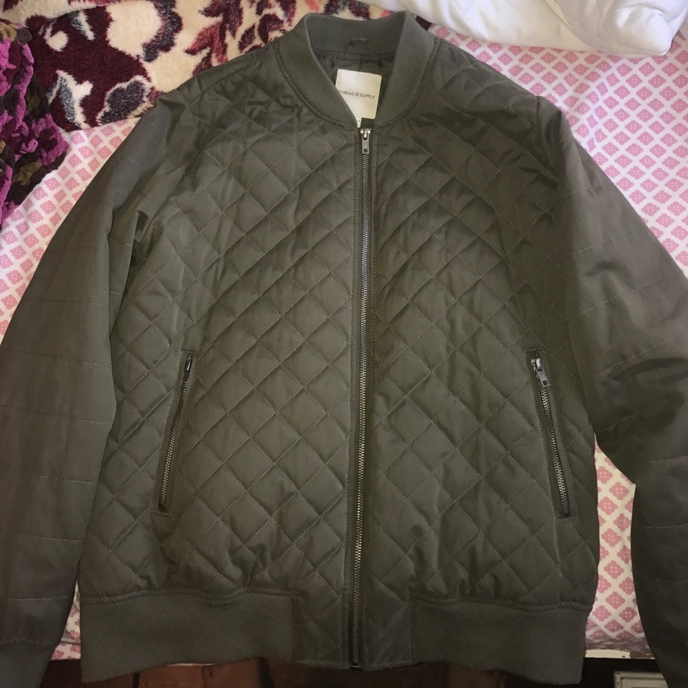 thread and supply bomber jacket !