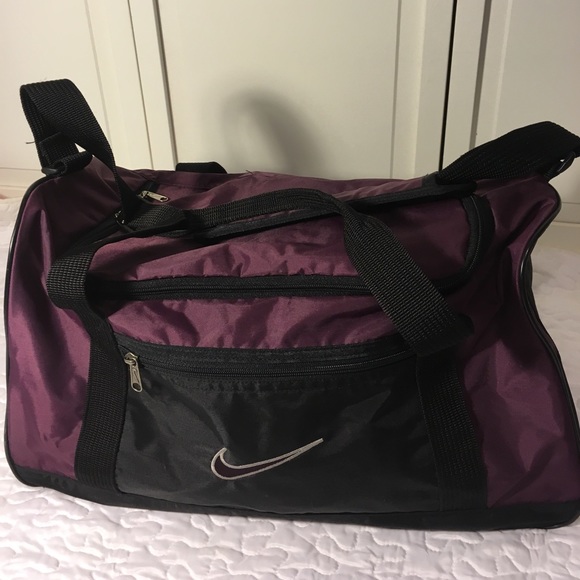 Nike Handbags - Nike Purple x Black Gym Bag
