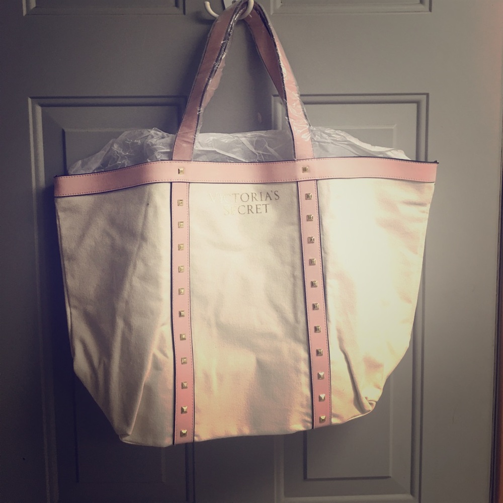Victoria's Secret studded tote bag