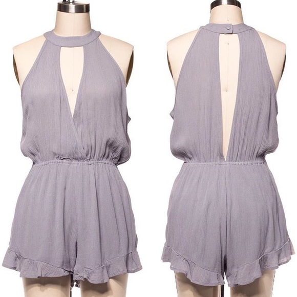 Grey Romper - Picture 2 of 2