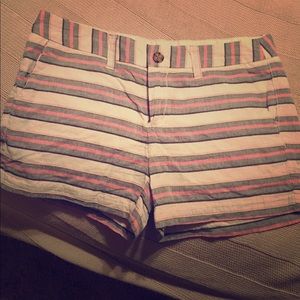 Perfect summer stripped shorts size 0