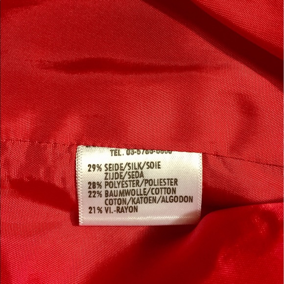 Escada Red Print Blazer