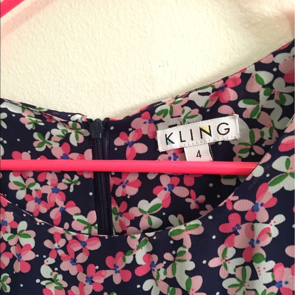 Kling ModCloth boho floral vintage style dress - Picture 2 of 3