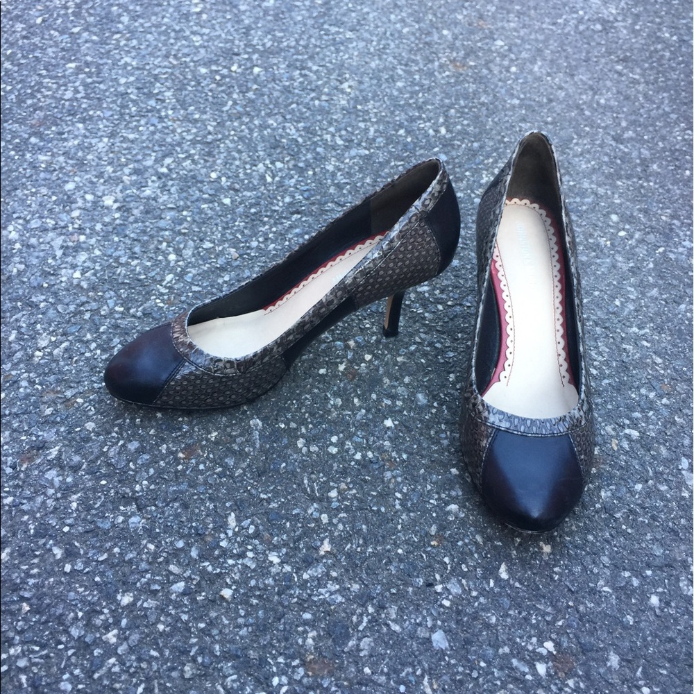 Johnston & Murphy black heels