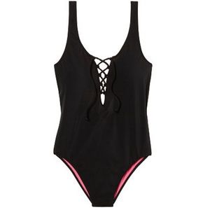 Trendy one piece bathing suit