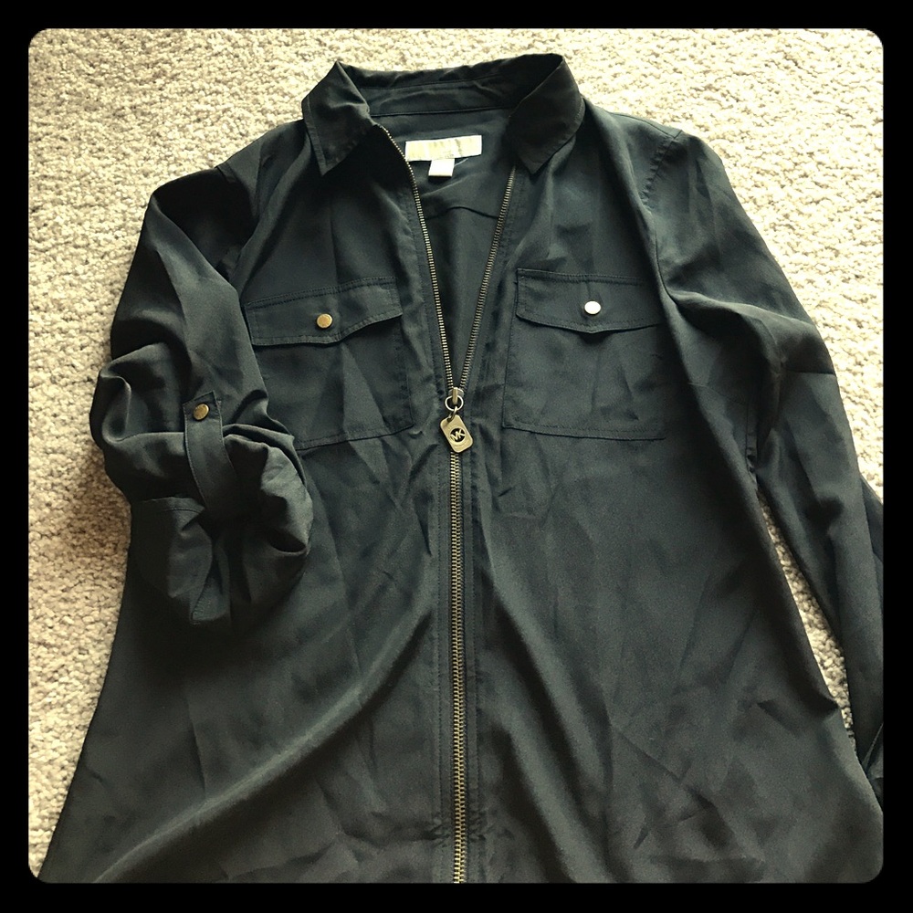 MICHAEL Michael Kors black blouse