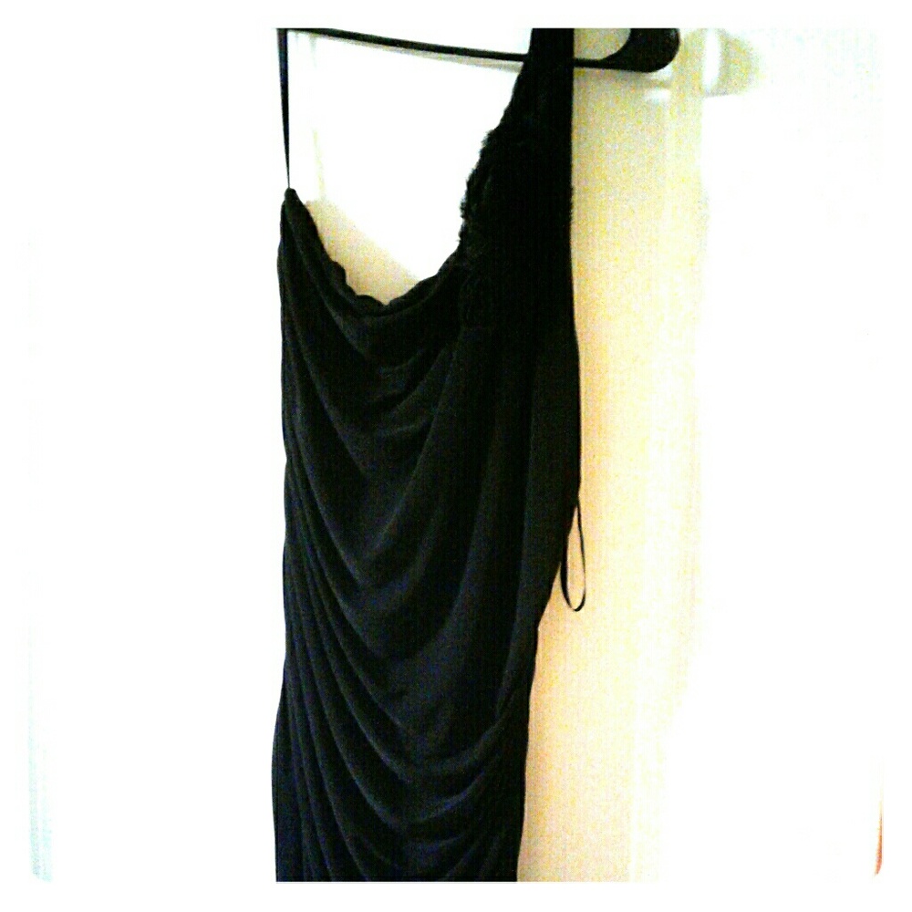 Black cocktail dress