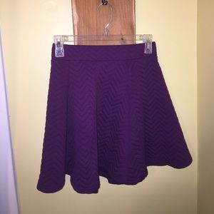 Purple skater skirt
