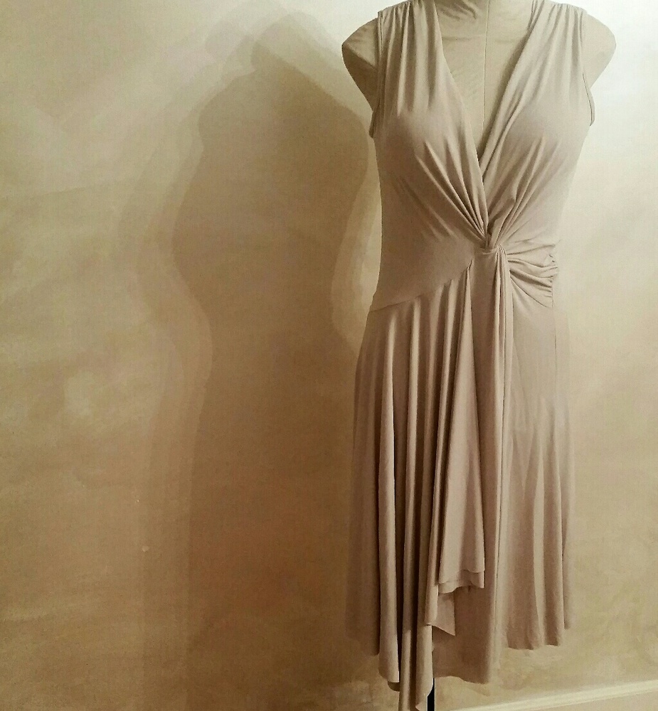 Shape FX partial wrap slimming dress