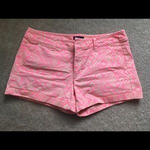 MIDI stretch pink Aztec print shorts