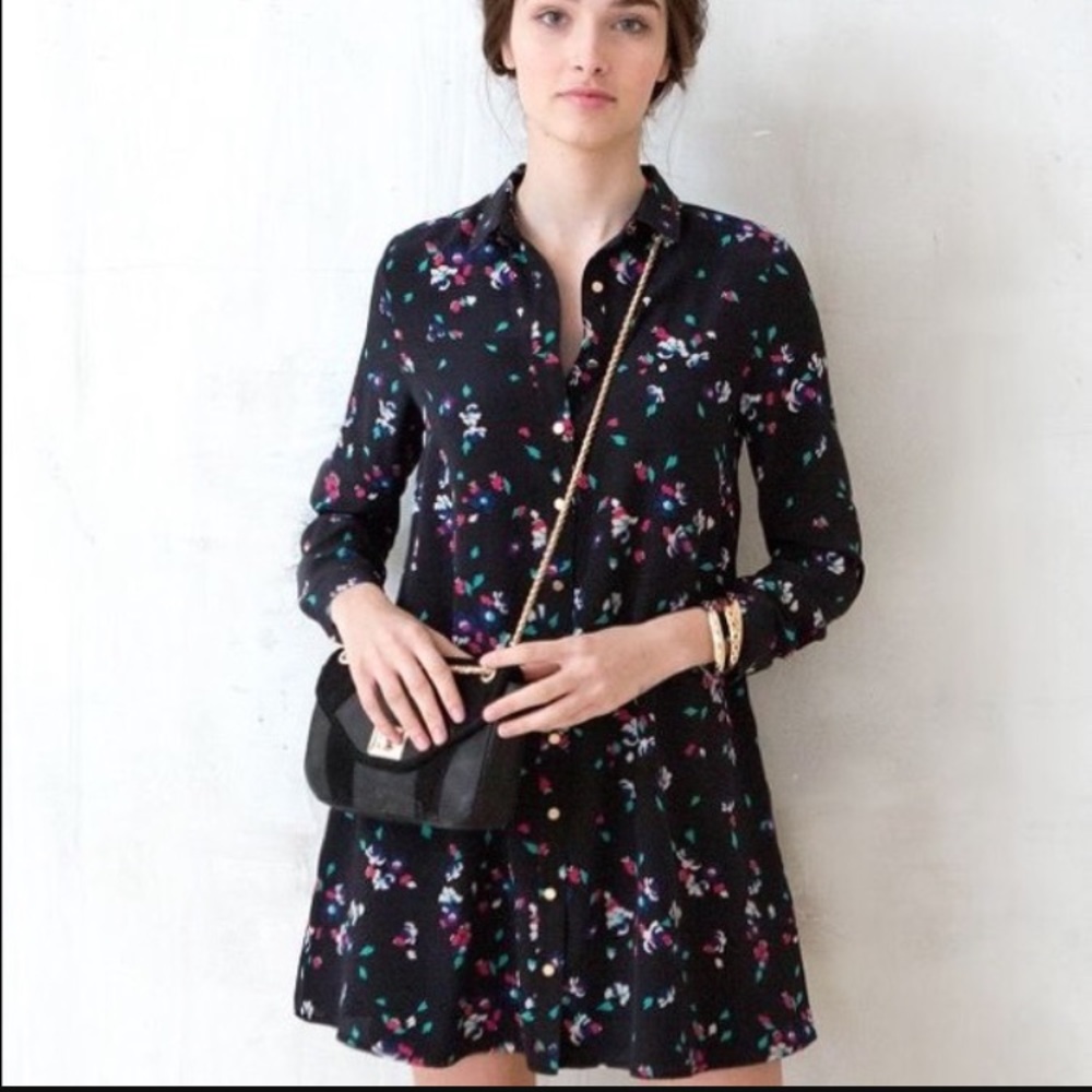 Sezane Madewell Floral Dress