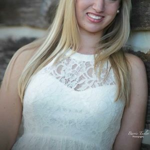 White Lace Francesca's Dress