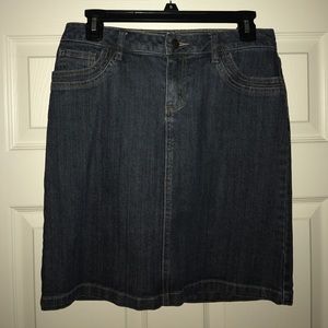 Liz Claiborne jean skirt