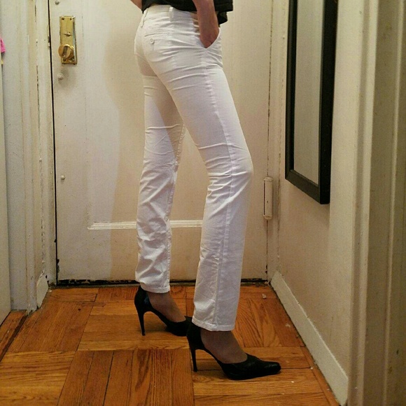 Mossimo Supply Co.snpw white size 1 straith pants - Picture 4 of 5