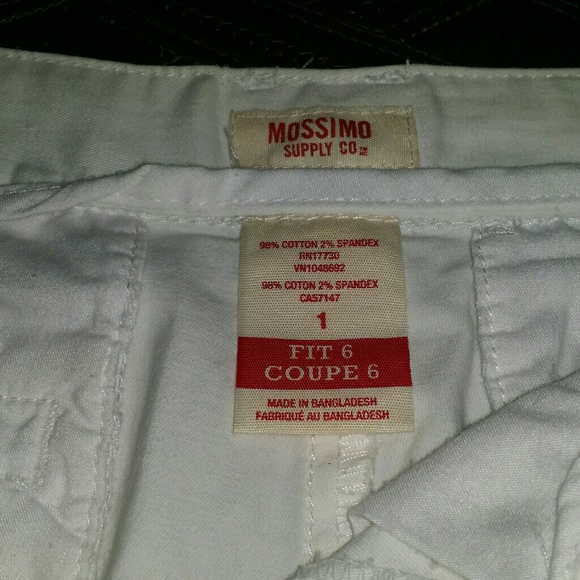 Mossimo Supply Co.snpw white size 1 straith pants - Picture 5 of 5