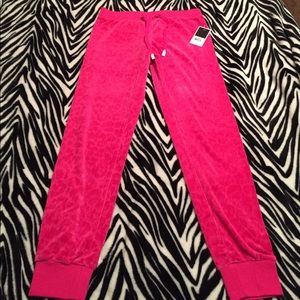 Juicy Couture leopard velour two piece