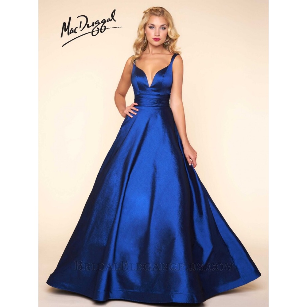 MacDuggal Blue Prom Dress