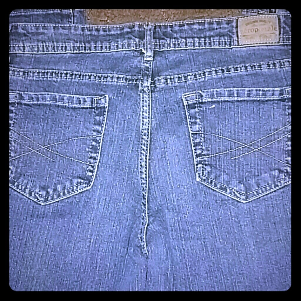Straight leg jeans
