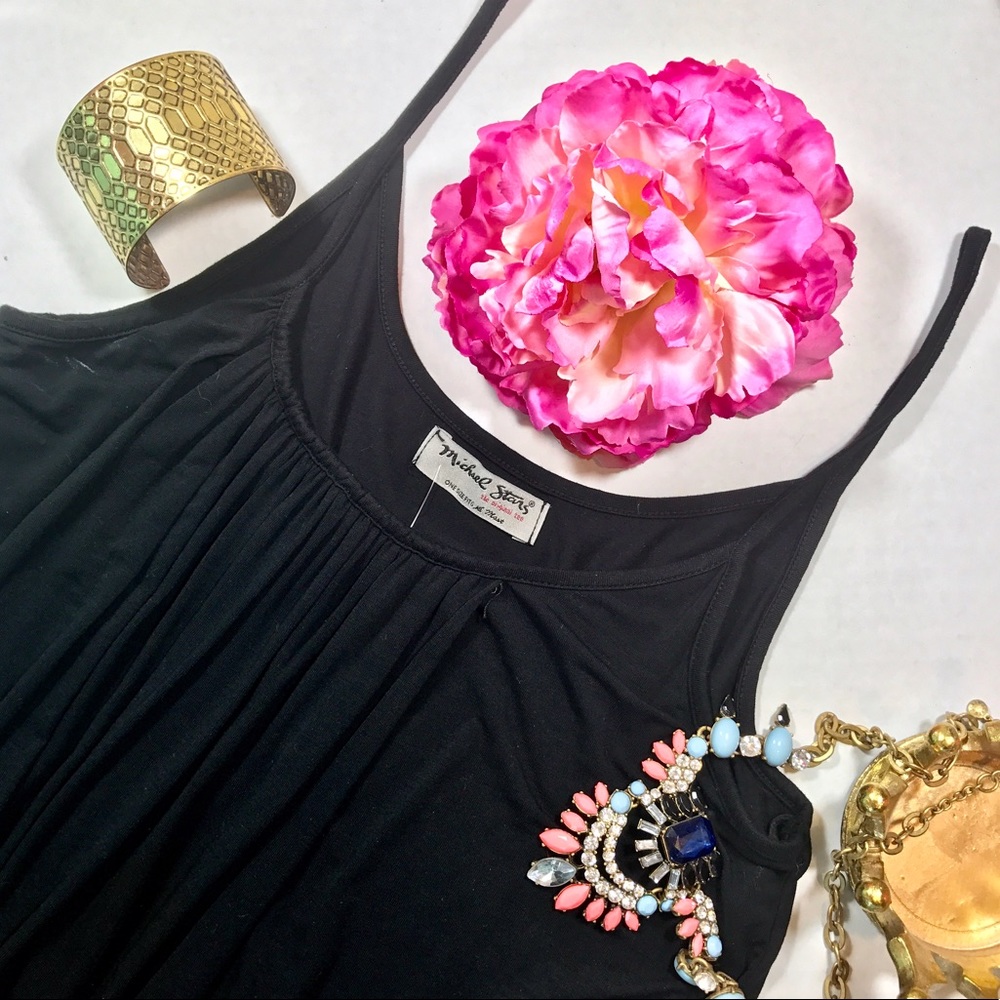 💎 Michael Stars black jeweled top 💎