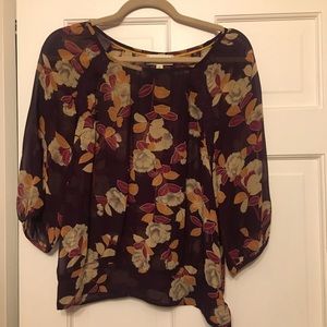 Dressy day/night three-quarter length blouse