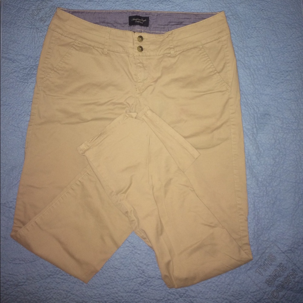American Eagle outfitters stretch khakis