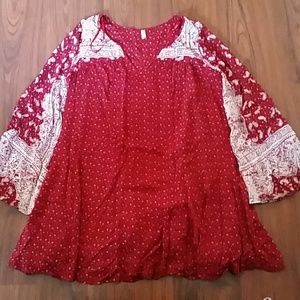 Free people bandana print mini dress.