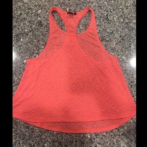 Coral Razor Back Tank