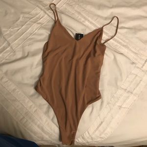 Fashion Nova Tops - Nude Fashion Nova body suit Fashion Nova Tops - Nude Fashion Nova body suit