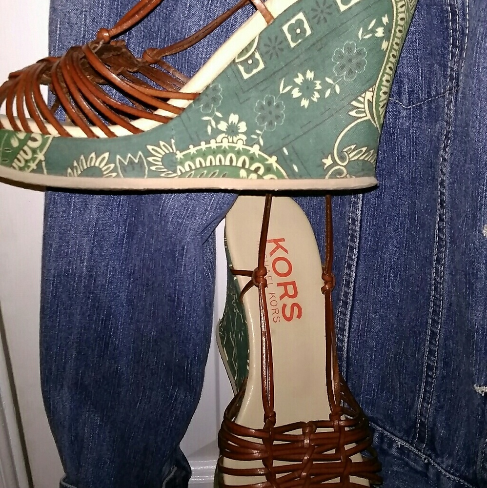 Michael Kors wedge sandals